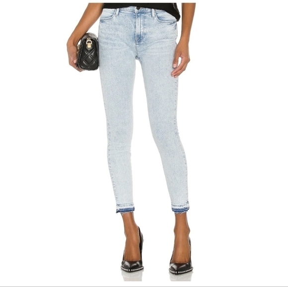 Frame Le High Skinny Crop in Pali Wash - Picture 14 of 14